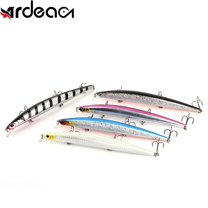 

ARDEA Tide Slim Minnow Lure Big Fake Fish Hard Bait 125mm/145mm 13g/20g Ultra Long Casting Fishing Pike Bass Saltwater Tackle