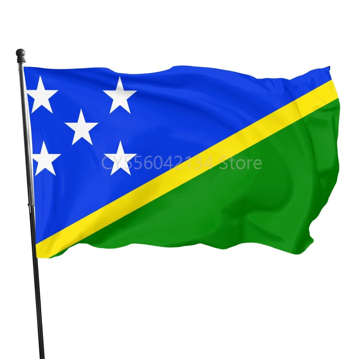 

Solomon Islands Flag Themed Welcome Party Outdoor Outside Decorations Ornament Picks Home House Garden Yard Decor