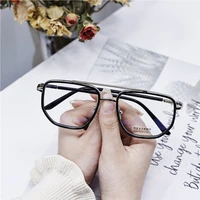 square popular desige goggle eyewear vintage women men optical clear metal frame glasses trend comeputer games eyeglasses 2022
