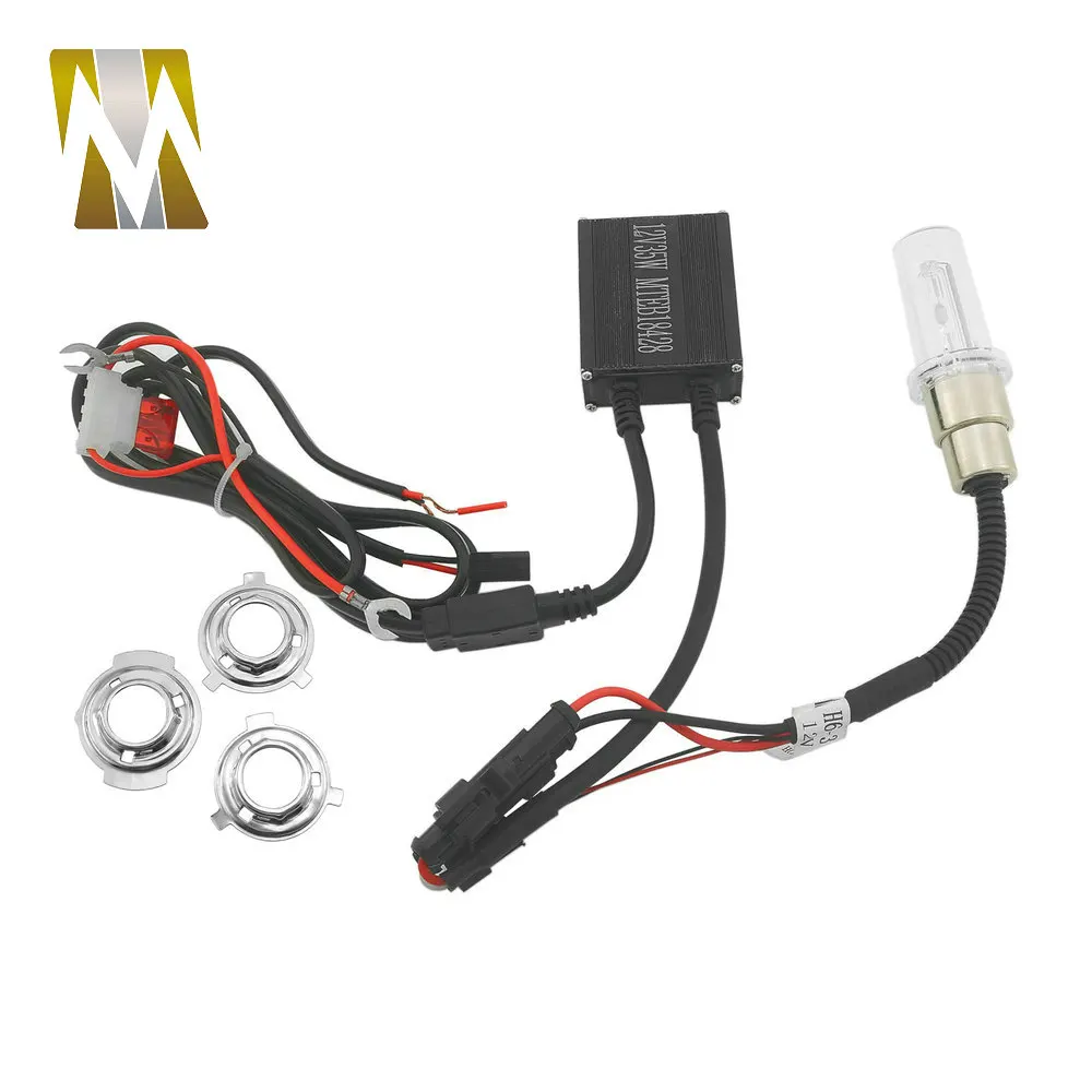 

Motorcycle 35W HID Xenon Head Light H4 H6M H6 BA20D Hi/Lo 4300K 6000K 8000K 10000K Motor Xenon Lamp Headlight Bulbs Ballast Kit