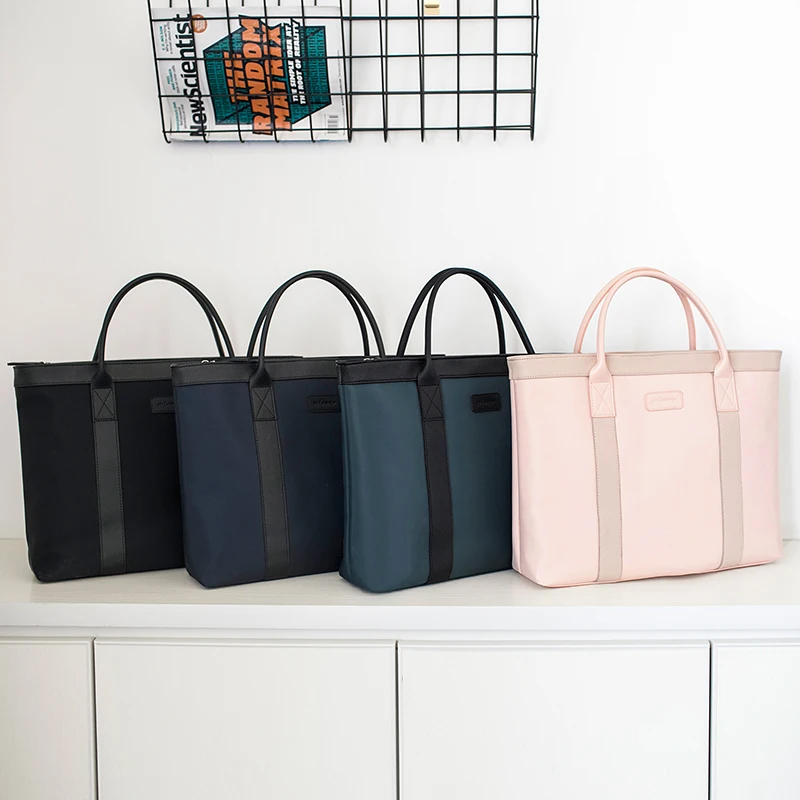 ​Anti-Shock Laptop Bag 13.3inch Waterproof Nylon Notebook Bag For Office Women's Briefcase Handbag Female Briefcases