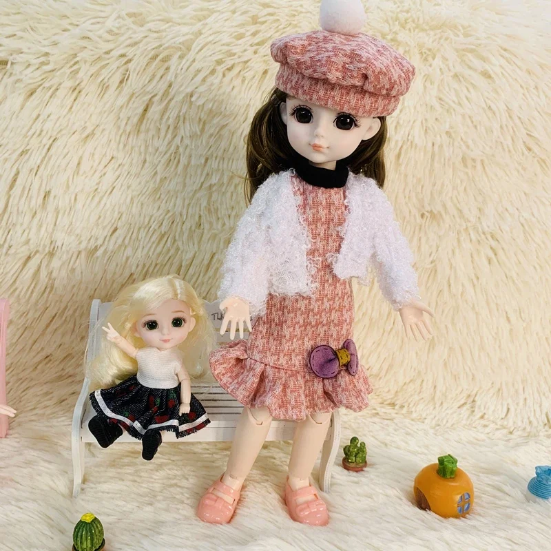 Шарнирные куклы BJD 1/6 20 шарниров полный комплект с модной одеждой мягкий парик 3D