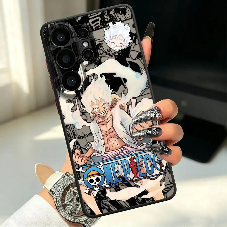 Фото Чехол для телефона O-One Piece Luffy 5 Gear Funda Back для Samsung Galaxy S26 S23 FE S21 S25 Ultra Note 20 Ultra 10+ S20 FE S22 №3