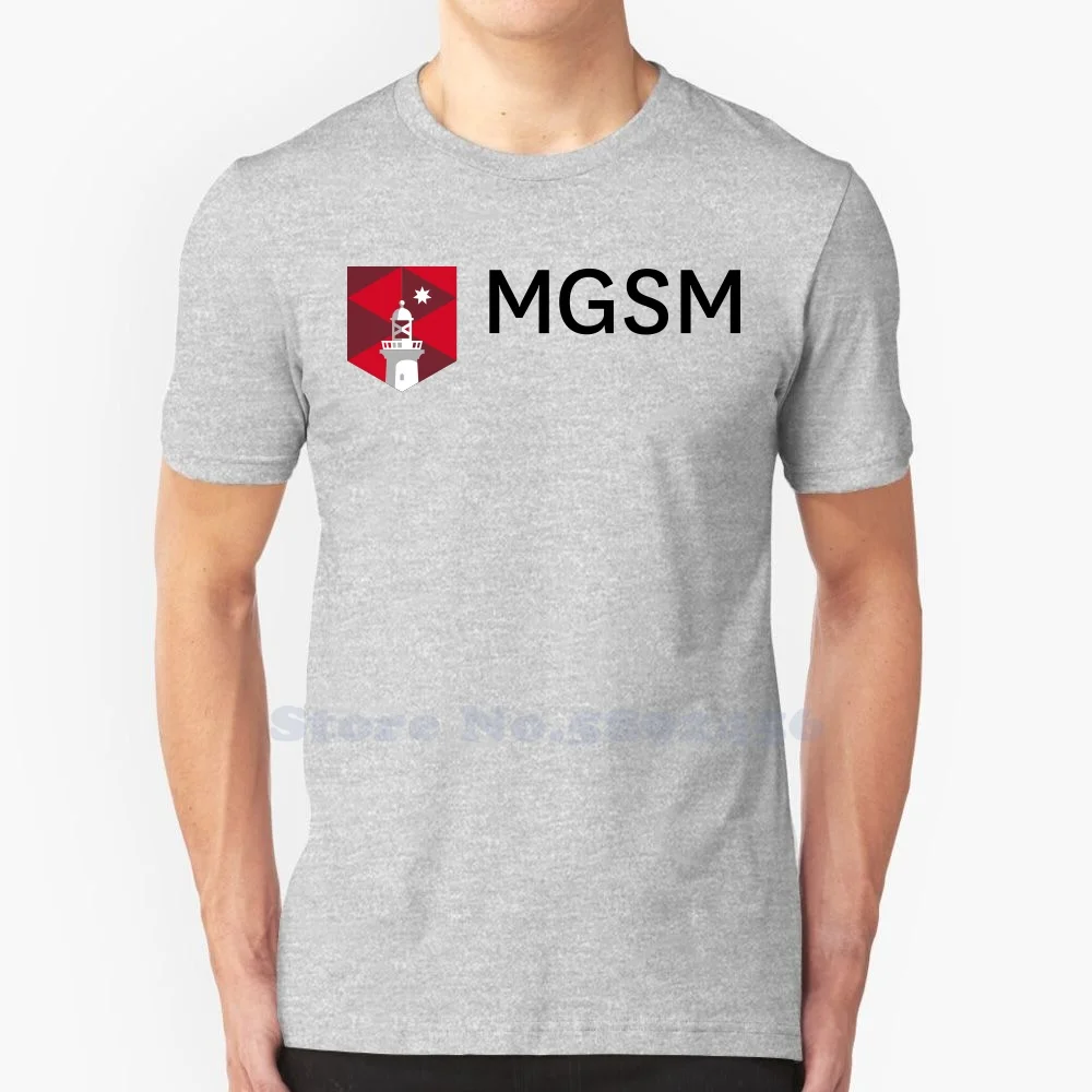 

Macquarie Graduate School of Management Logo High-quality T Shirts Fashion T-shirt New 100% Cotton Tee