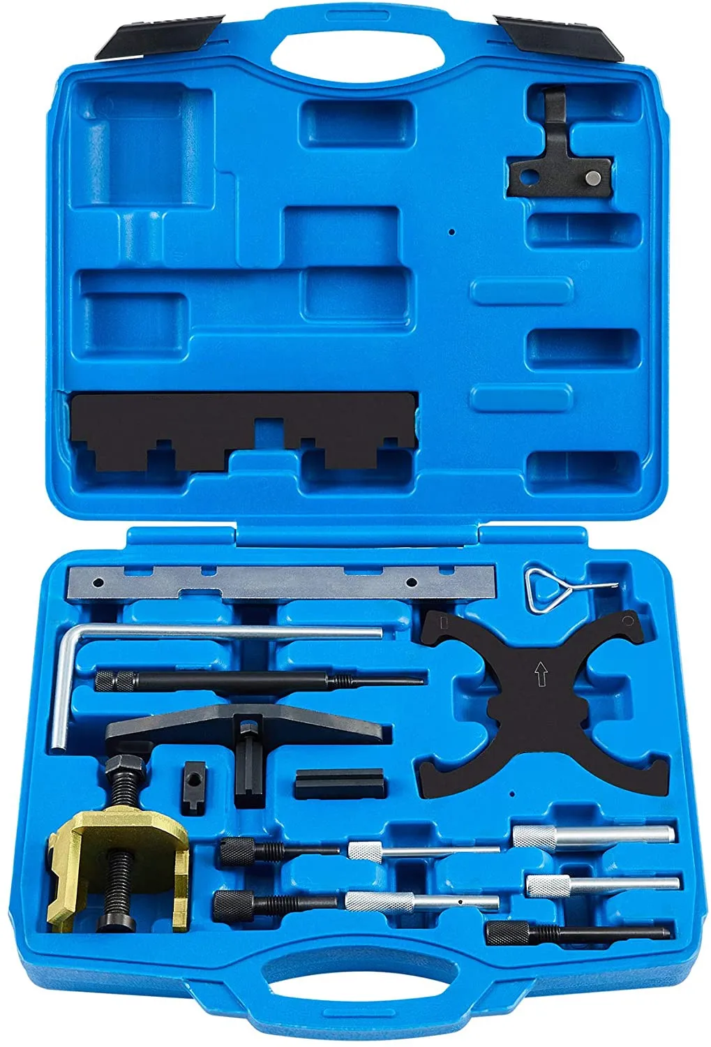 Engine Camshaft Timing Tool Set Alignment Tool Kit Compatible with Ford Fiesta Focus Escape Volvo S60 S80 V40 V60 V70 VCT Durate