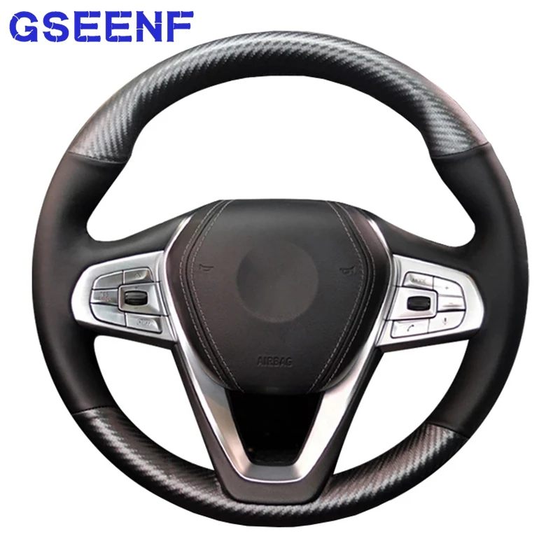 

For BMW X3 G01 X4 G02 X5 G20 G21 G30 G31 G32 G05 X7 G07 Z4 G29 Hand Sewing Car Steering Wheel Cover Customized Interior