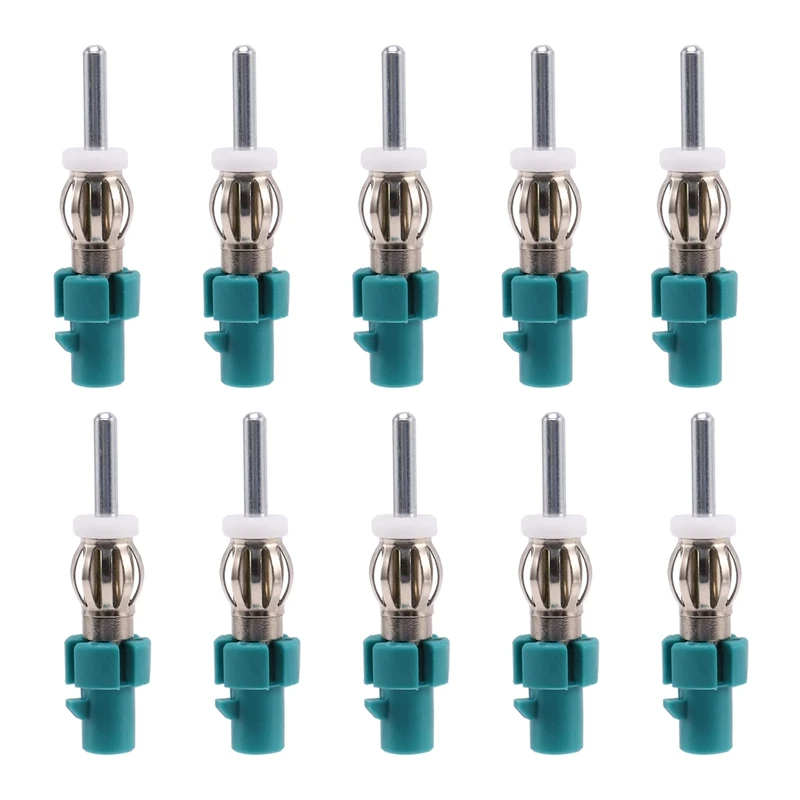 

10X Car Stereo Antenna Adapter FM AM Radio Connector - Fakra To DIN Antenna Plug Converter For Car Receiver