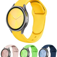20mm 22mm Silicone strap For Samsung Galaxy watch 4/5/5 pro/Classic/Active 2/Gear S3 frontier bracelet Huawei GT 2/2e/3 pro band