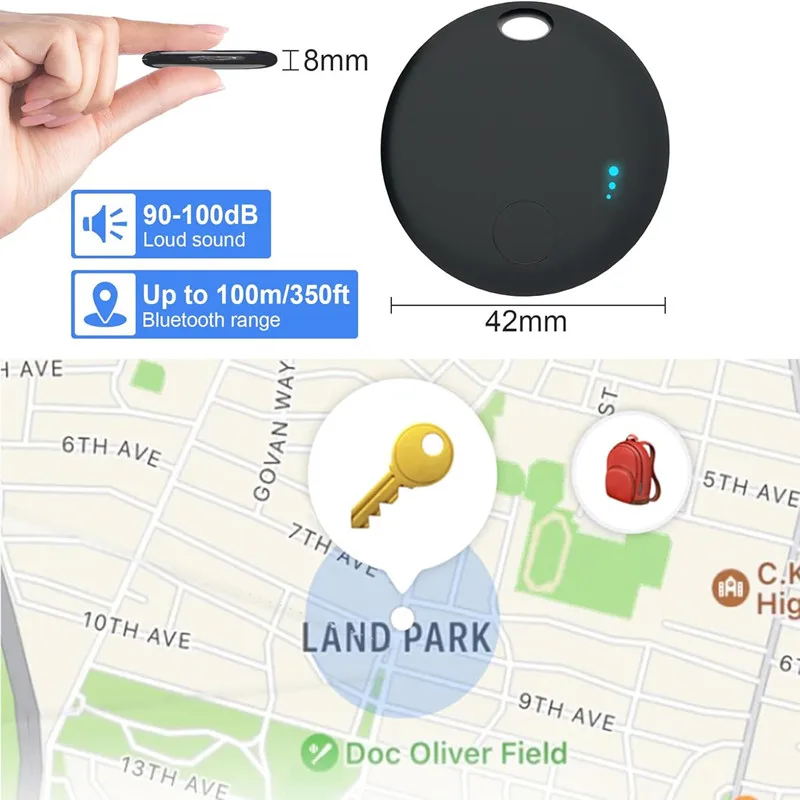 Фото Android Air Tracker Tag Bluetooth Smart Tags работает с приложением Google Find Hub Поиск предметов Устройство поиска ключей Рюкзак для багажа №4