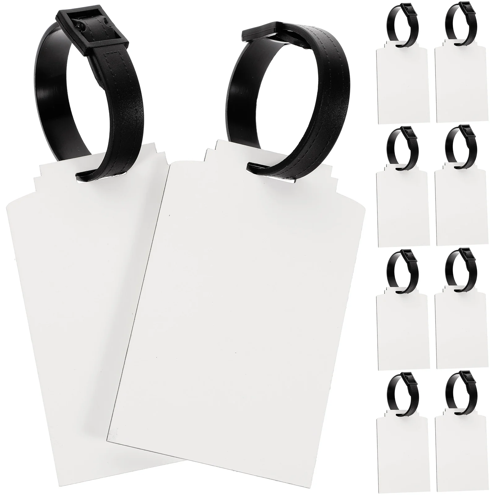 

10 шт. пустые ярлыки для сумок, акриловые ярлыки для багажа, белые ярлыки оптом, ярлыки для сублимационной косметики, ярлыки для багажа, дорожные ярлыки