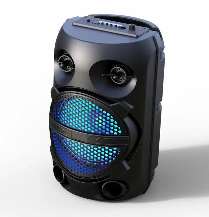 

Высокомощный динамик, динамик, уличный квадратный динамик для танцев, Bluetooth, микрофон, микрофон, карта для пения