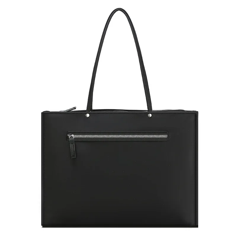 Large-capacity Handbag Business Bag Commuter Computer Bag Student Supplementary Class Bag Leisure Large Handbag File Zipper Bag