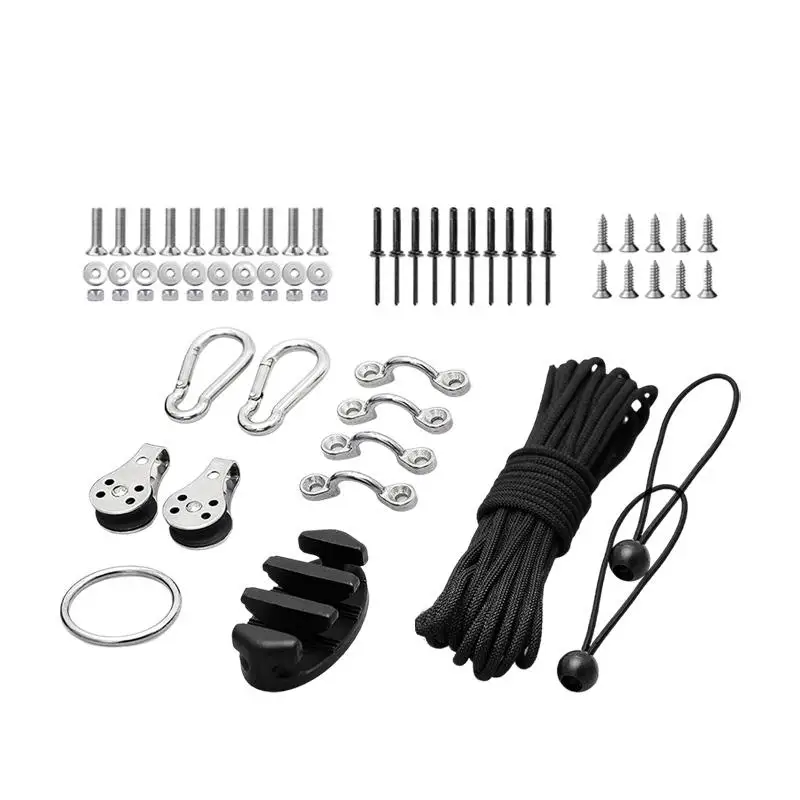 Комплект якоря для каяка каноэ тележки глаза гайки винты аксессуары фурнитура