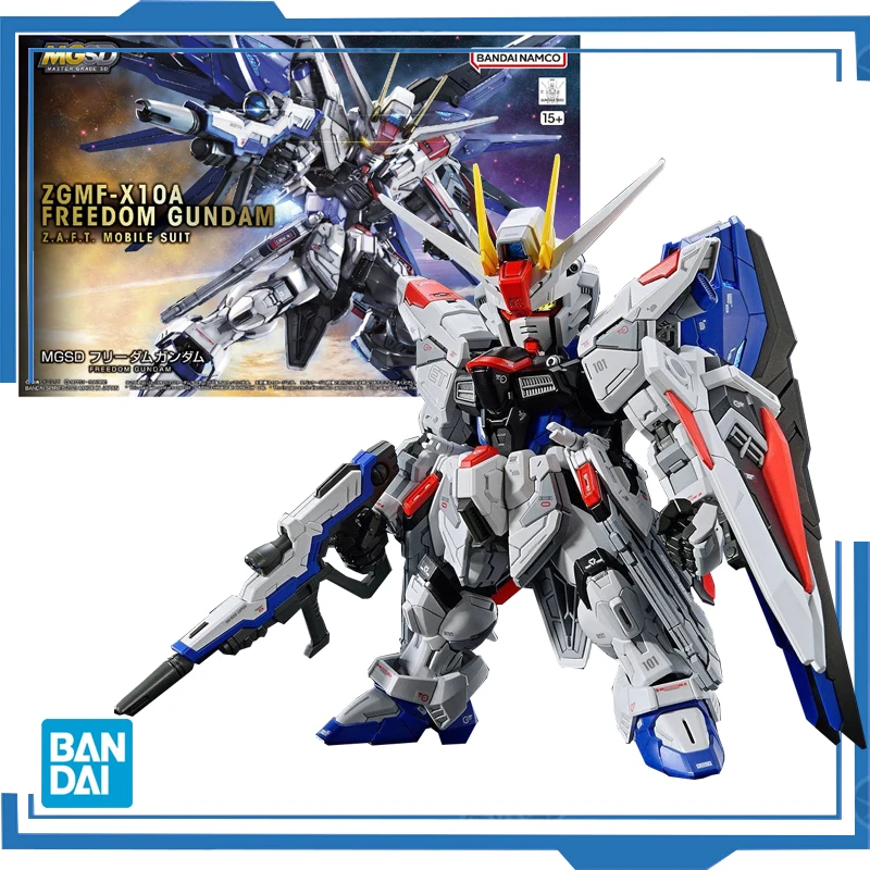 В наличии Bandai MGSD Seed ZGMF-X10A СВОБОДА Gundam аниме Сборная модель фигурки героев