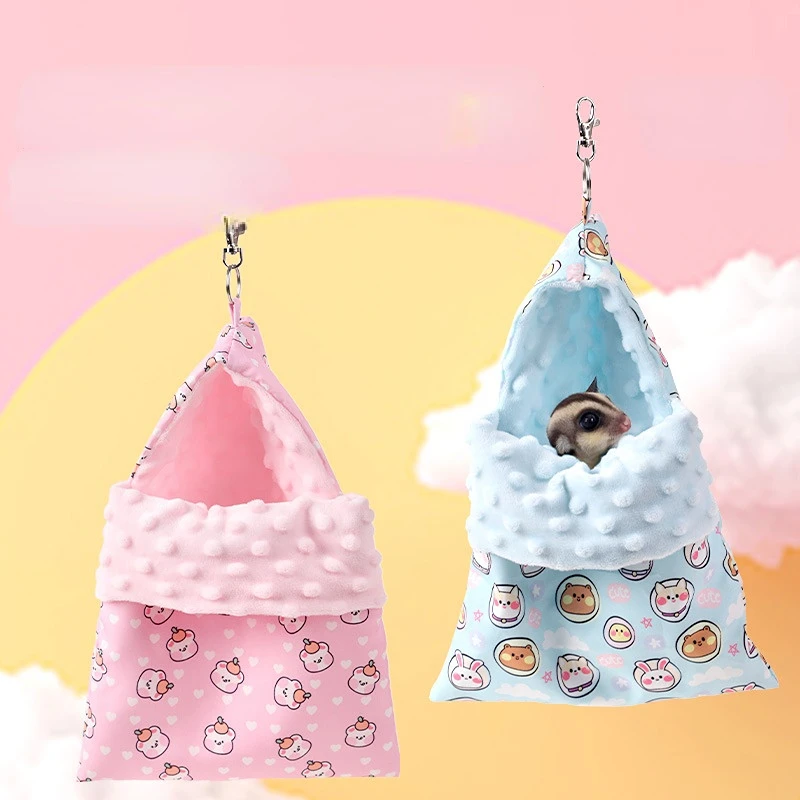 Подвесной Гамак Для Дымохода Petaurus Маленькая Домашняя Кровать Хомяка Флисовое