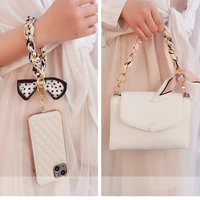 new fashion scarf ornament wrist chain strong and durable phone case with clip portable chain anti lost pendant bag bracelet
