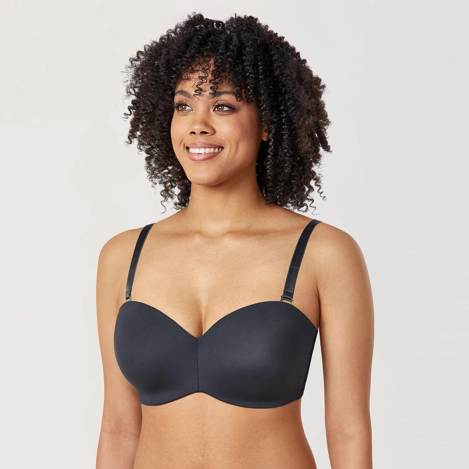 Women's Non-padded Underwire Minimizer Support Multiway Strapless Bra Big Size Anti-slip