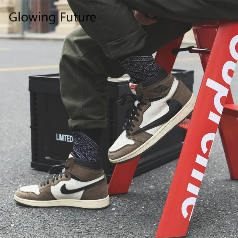 Хлопковые мужские носки с принтом европейские и американские уличные тренды