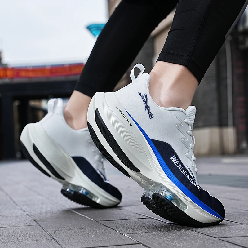 Men Sneaker Casual Shoes Lightweight Air Cushioning Outdoor Running Shoes Sport Shoes Elastic Walking Shoes Tenis Masculino