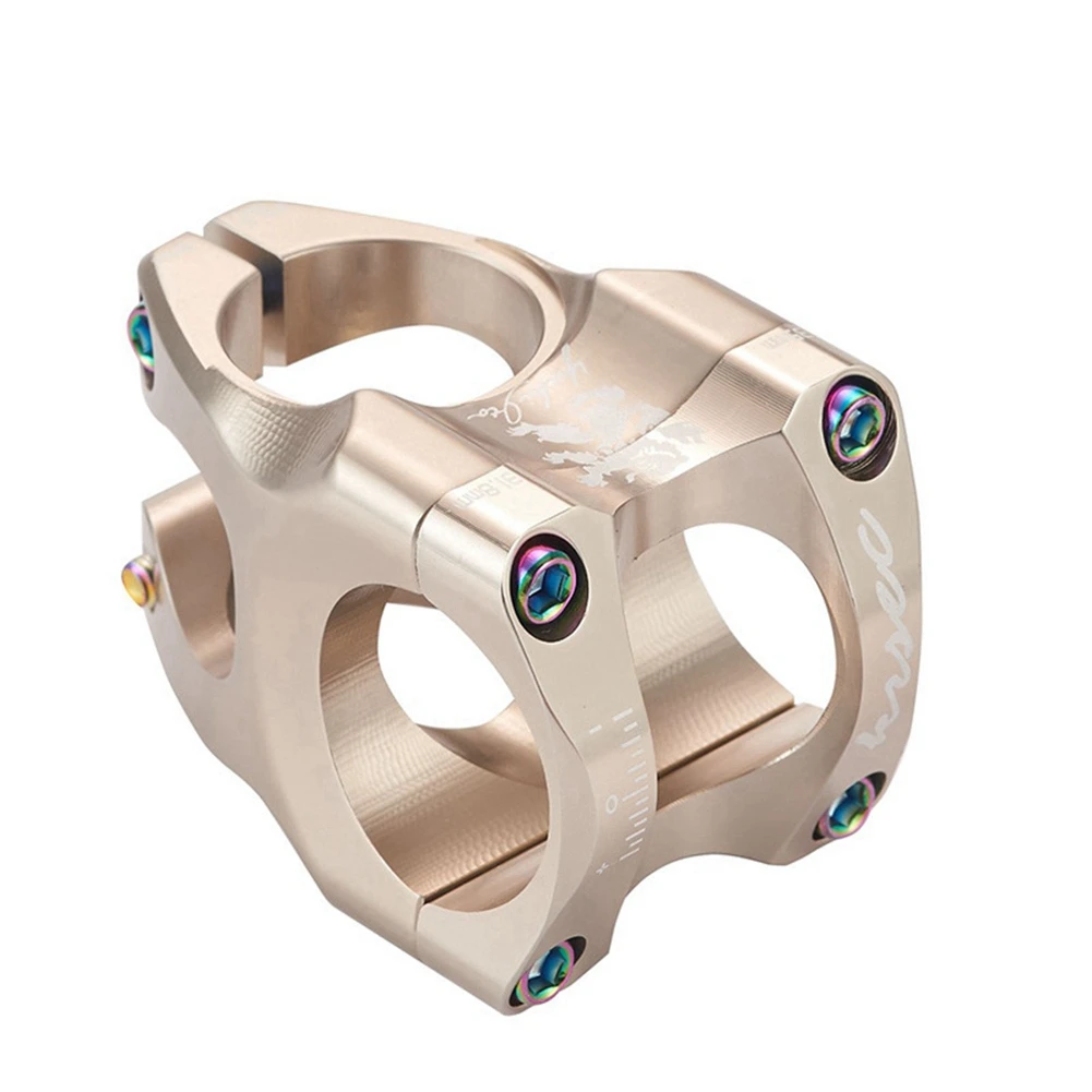 

KRSEC MTB Bike Stem CNC 35Mm Handlebar Bicycle Ultralight,Titanium Color