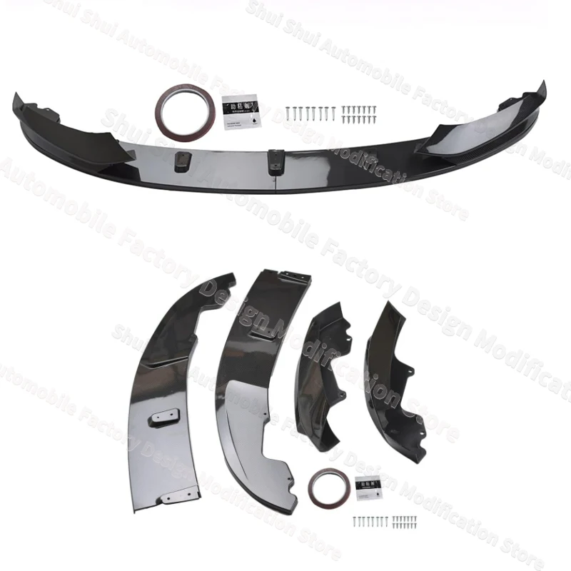 Фото Разделитель переднего бампера для BMW F32 F33 F36 M Sport 2013-2020 440i 430i 435i 428i 425i 420i Комплекты нижней защитной платы для тюнинга кузова №4