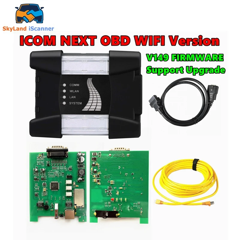 Оригинальный ICOM NEXT ICOM для BMW для Mini Cooper WIFI диагностический инструмент новейший инструмент программирования с поддержкой инструментов для ремонта DOIP