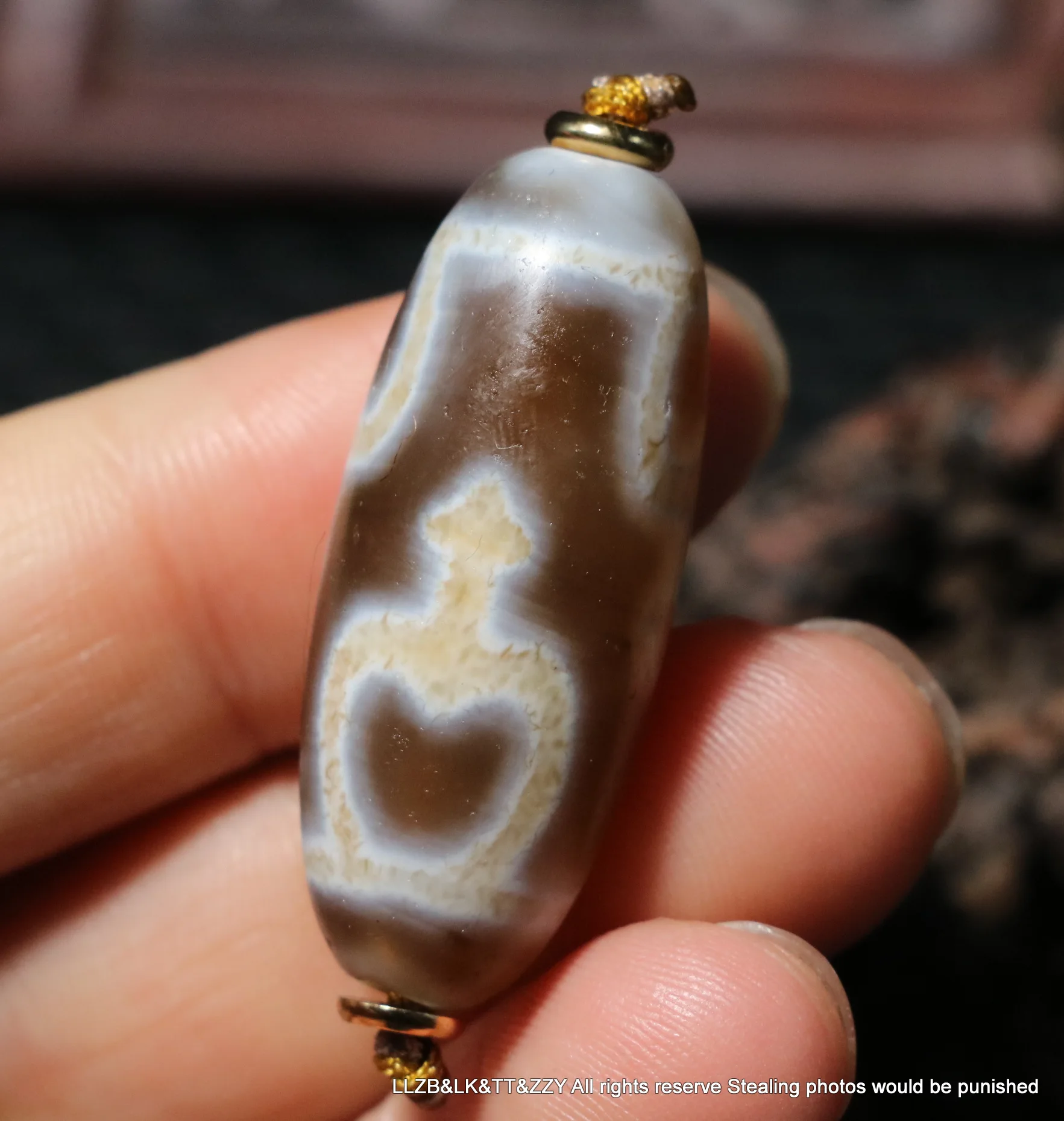 

Magic Power Tibetan Old Agate Unique 4 Treasure Bottle Large dZi Bead Totem Amulet Pendant LKbrother Sauces Top Quality RPL090