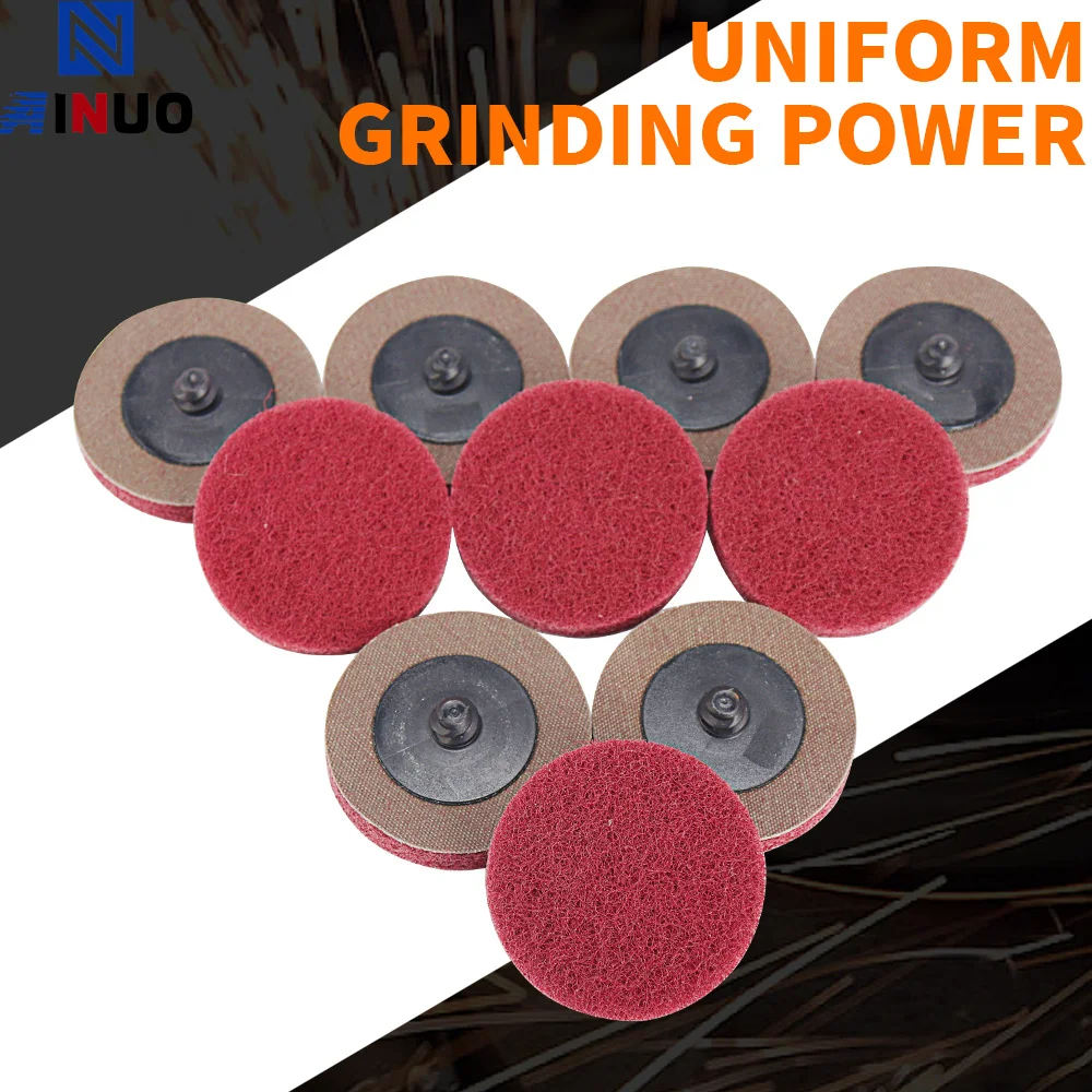 Шлифовальный диск быстросменный 75 мм абразивный полировальный из нейлонового