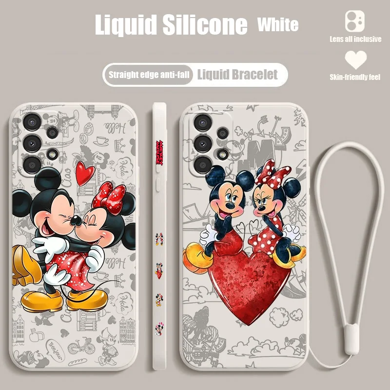 

Mickey Mouse Love For Samsung A73 A72 A54 A53 A52 A42 A34 A33 A32 A23 A22 A14 A13 A12 Liquid Left Rope Phone Case