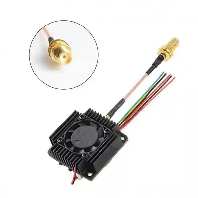Для AKK Ultra 5 8G 3000 МВт 3 Вт FPV VTX с вентиляторным микрофоном 10 км + видеопередатчик для