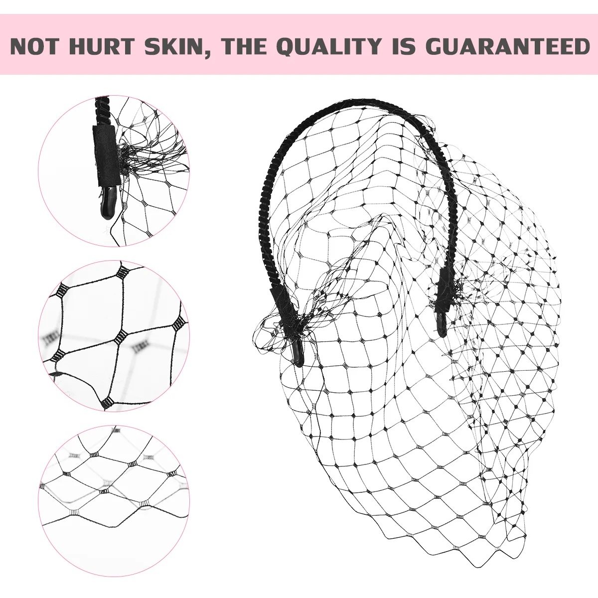 Головной убор из материала премиум-класса женский обруч для волос сетчатая