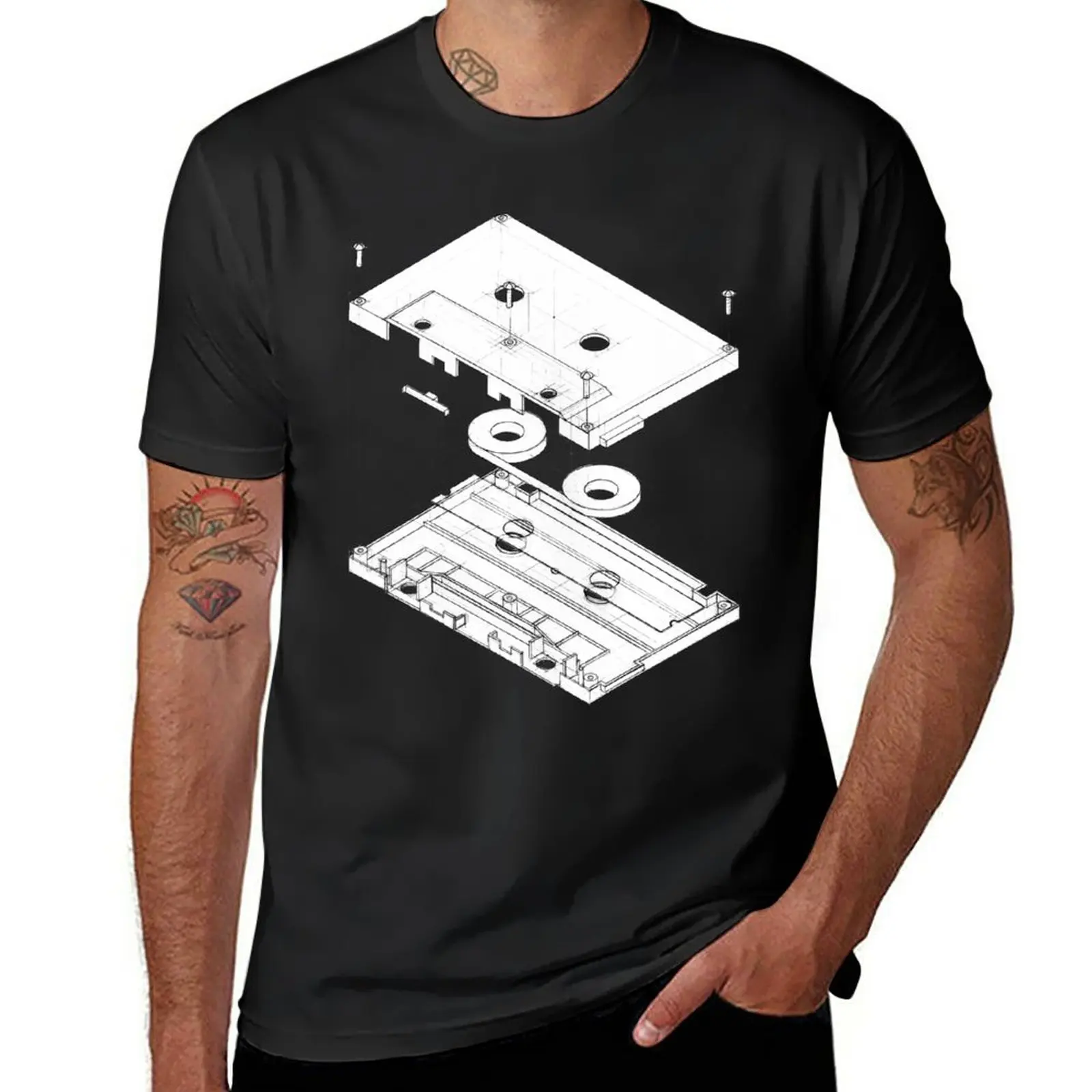 Новая футболка с надписью взорвалась кассета тяжелые футболки топы большого