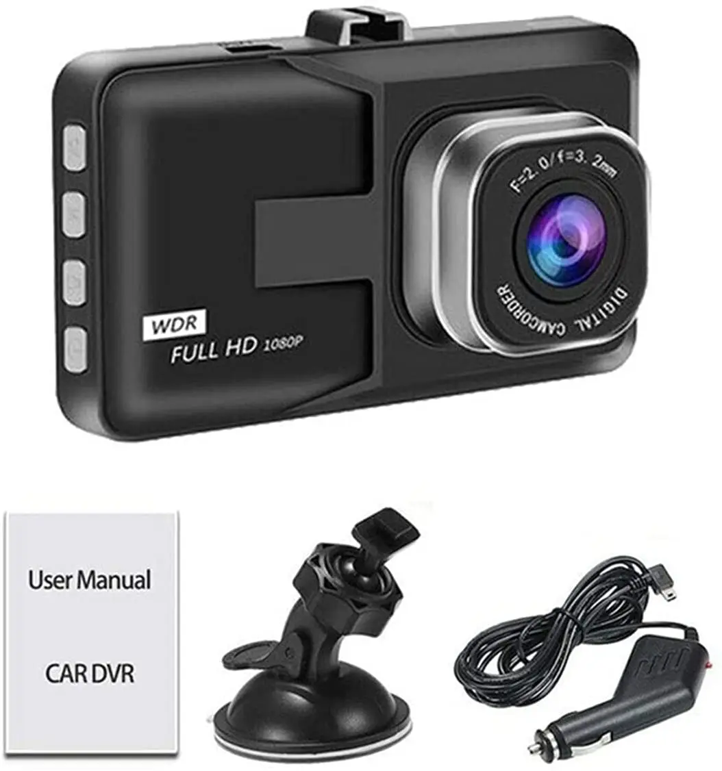 

3 Inch Full HD 1080P Dash cam Video Recorder Driving For Car DVR Camera Cycle Recording Wide Angle Dashcam Video Registrar
