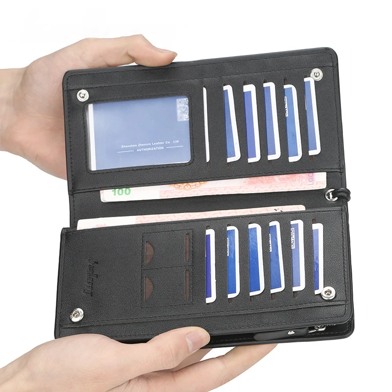 Clutch Male Men's Wallet Luxury Brand Id Holder Purse for Men Cover on the Passport Bag for Phone Coin Purses Cardholder Card