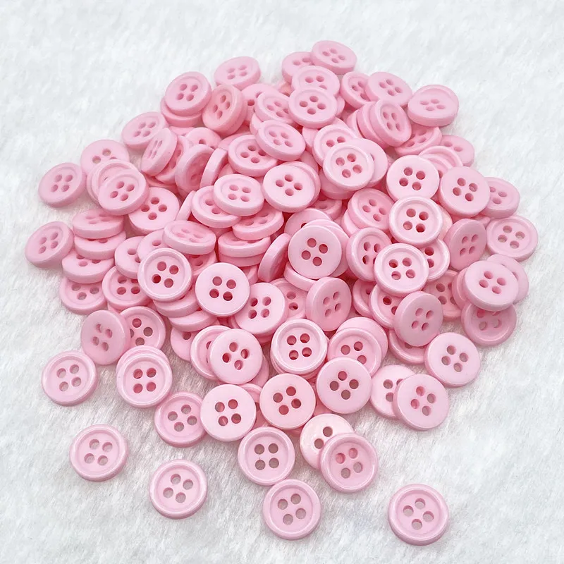 50 шт. круглые пуговицы из смолы 9 мм |