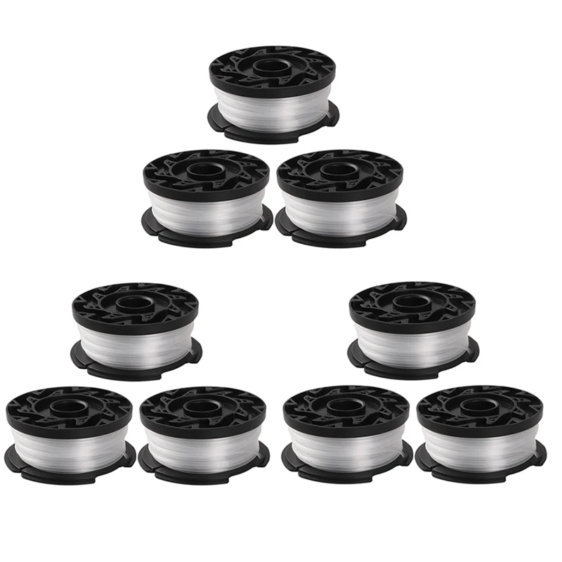 

JFBL Hot 9 Pack Trimmer Replacement Spool For BLACK+DECKER AF-100-3ZP 30Ft 0.065 Inch Trimmer Line
