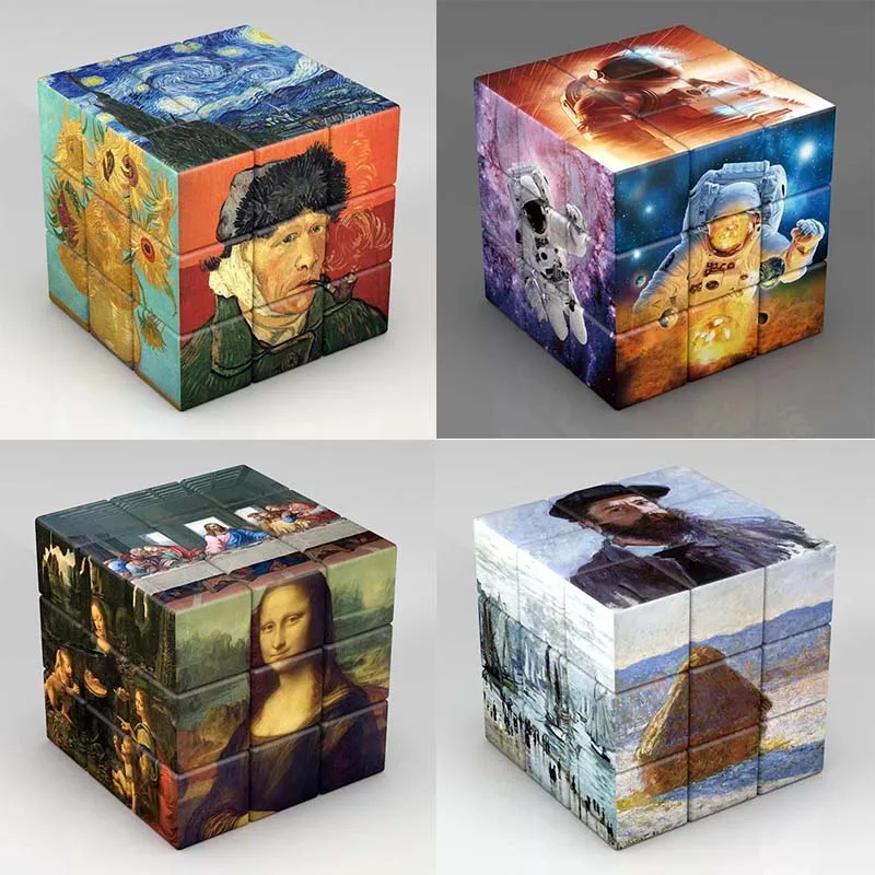 VG Planet Astronaut Magic Cube 3x3x3 Размер игрушки-головоломки для детей Известные произведения