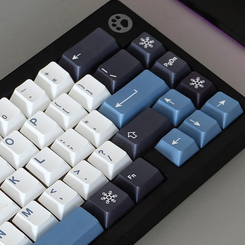 145 клавиш GMK Arctic Keycap Cherry Profile английская механическая клавиатура с сублимационной