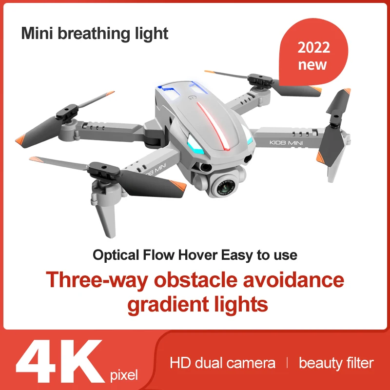 Drones K108 Mini 4K HD with Camera Aerial Fixed Height Remote Control UAV Quadcopter Men's Professional Outdoor Photography Toy enlarge