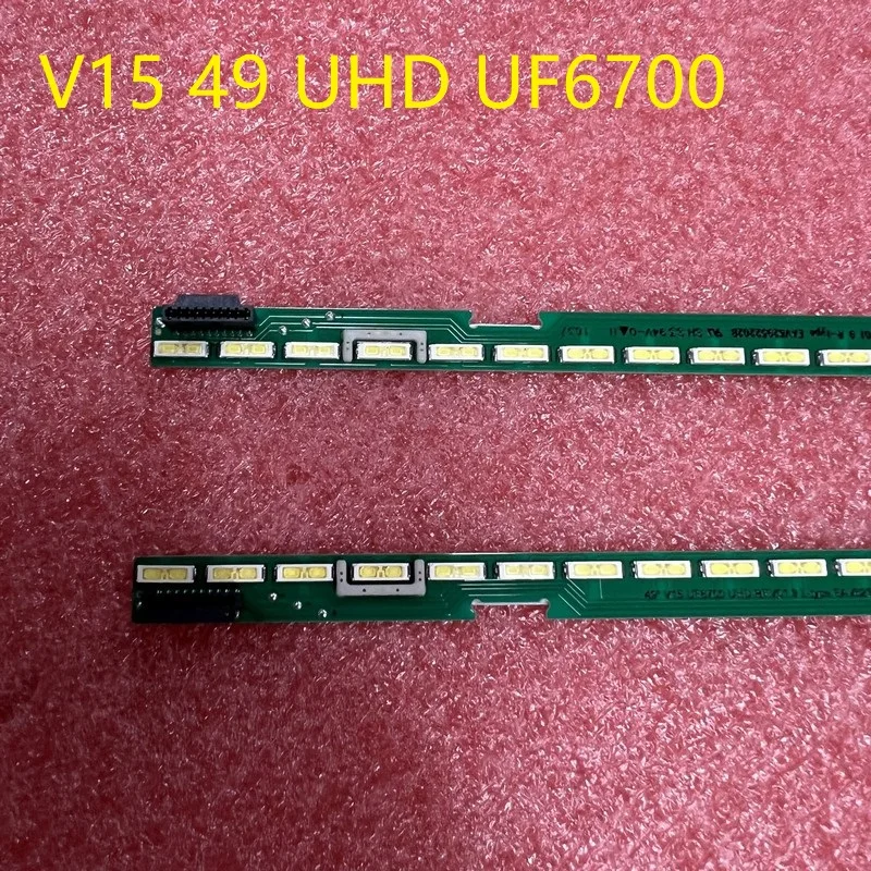 Комплект из 2 светодиодных лент для подсветки для LG 49UF6700 49 V15 UF6700 UHD R Φ подсветка 62952202a EAV62952202B