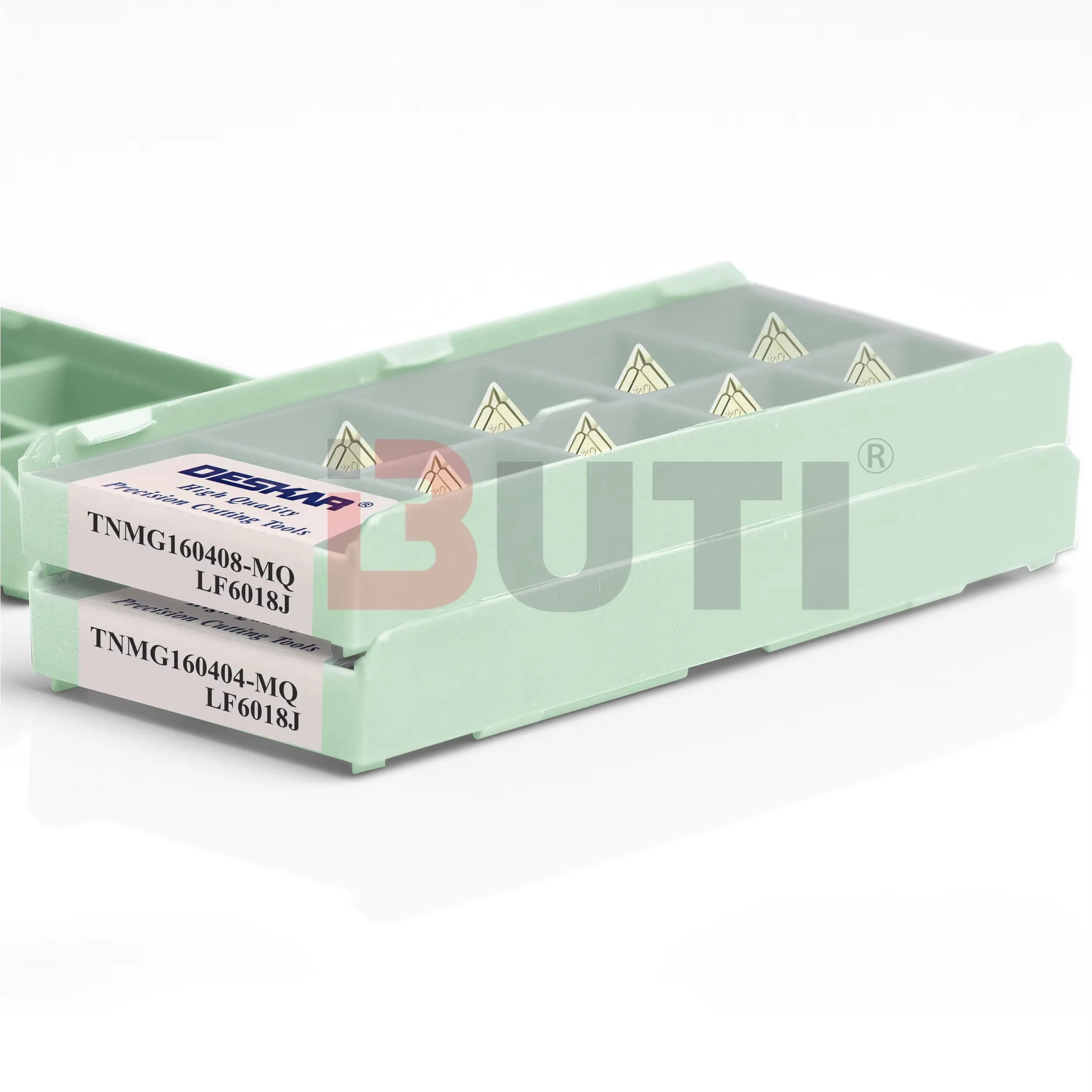 Фото DESKAR 100% Оригинальные токарные пластины TNMG160404/08-MQ/MS LF6018J для станков с ЧПУ, для обработки нержавеющей стали, треугольные, для токарной обработки №4