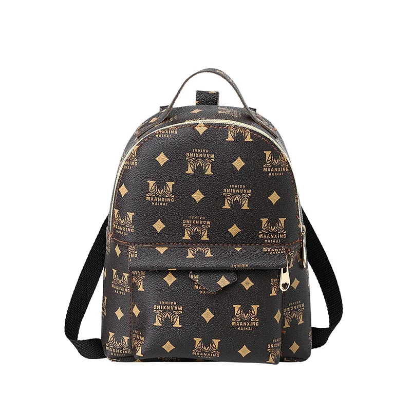 

MKJ 2023 New Fashion Star Women's Brand Backpacks with Luxury Eagle Wings Classic Print Design Ladies Travel Bags,Free Shipping