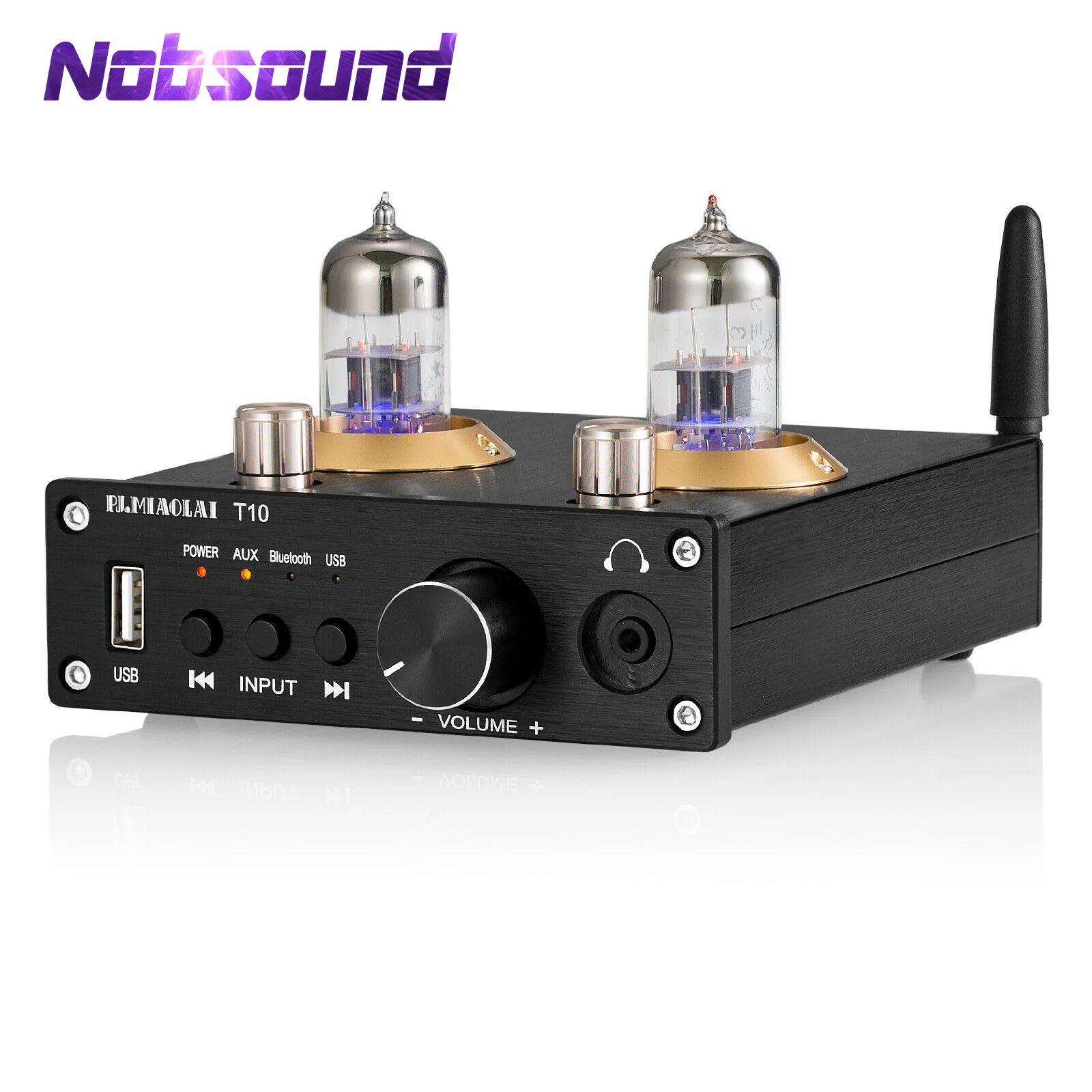 Nobsound HiFi Bluetooth 5 0 вакуумные трубка усилитель мощности стерео настольные наушники