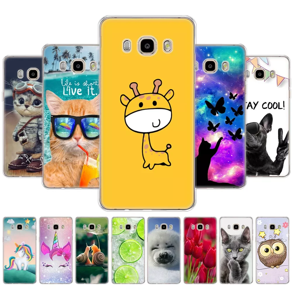 

NEW2022 Soft TPU silicon Case FOR Samsung Galaxy J7 2016 Case J710 J710F Cover FOR Samsung J7 2016 Case shell