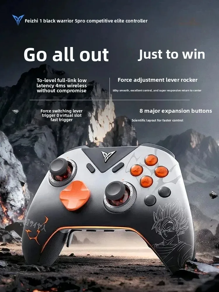 Фото Беспроводной игровой контроллер Flydigi Vader5 Pro для Switch, ПК и мобильных устройств, Bluetooth-контроллер для Steam, подарок для геймеров №2