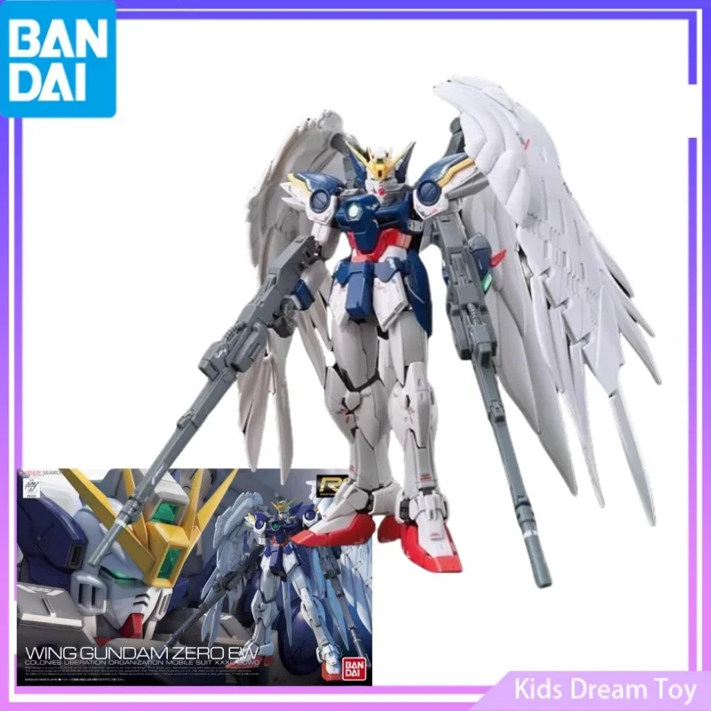 Bandai в наличии Оригинальные RG 1/144 фотофигурки аниме Гундам WING GUNDAM ZERO новые