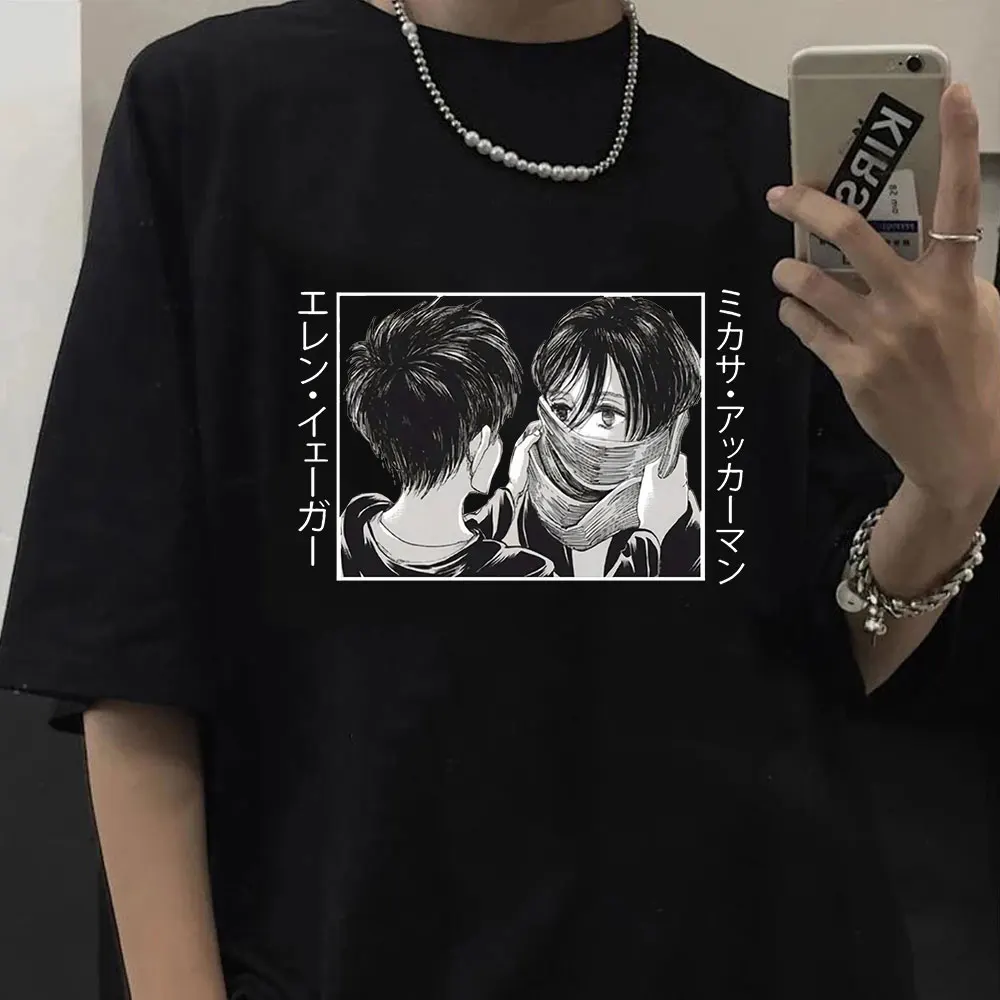 

Anime Attack on Titan Jaeger T Shirt Cartoon T-shirt Graphic T-shirts Tops