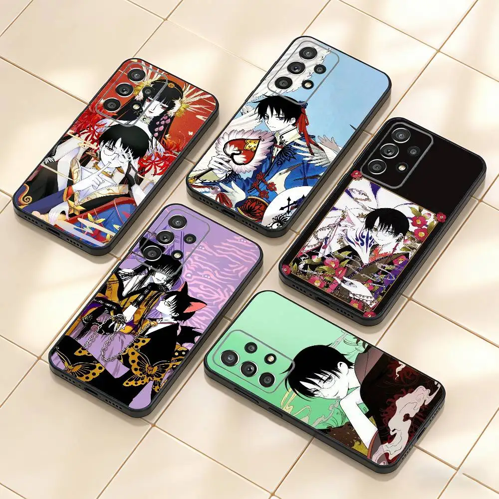 Фото Чехол для телефона xxxHOLiC Anime для Samsung S25, S24, S21, S22, S23, S30, Ultra, S20, Plus, FE, Note, 10, 9, 5G, черный №1