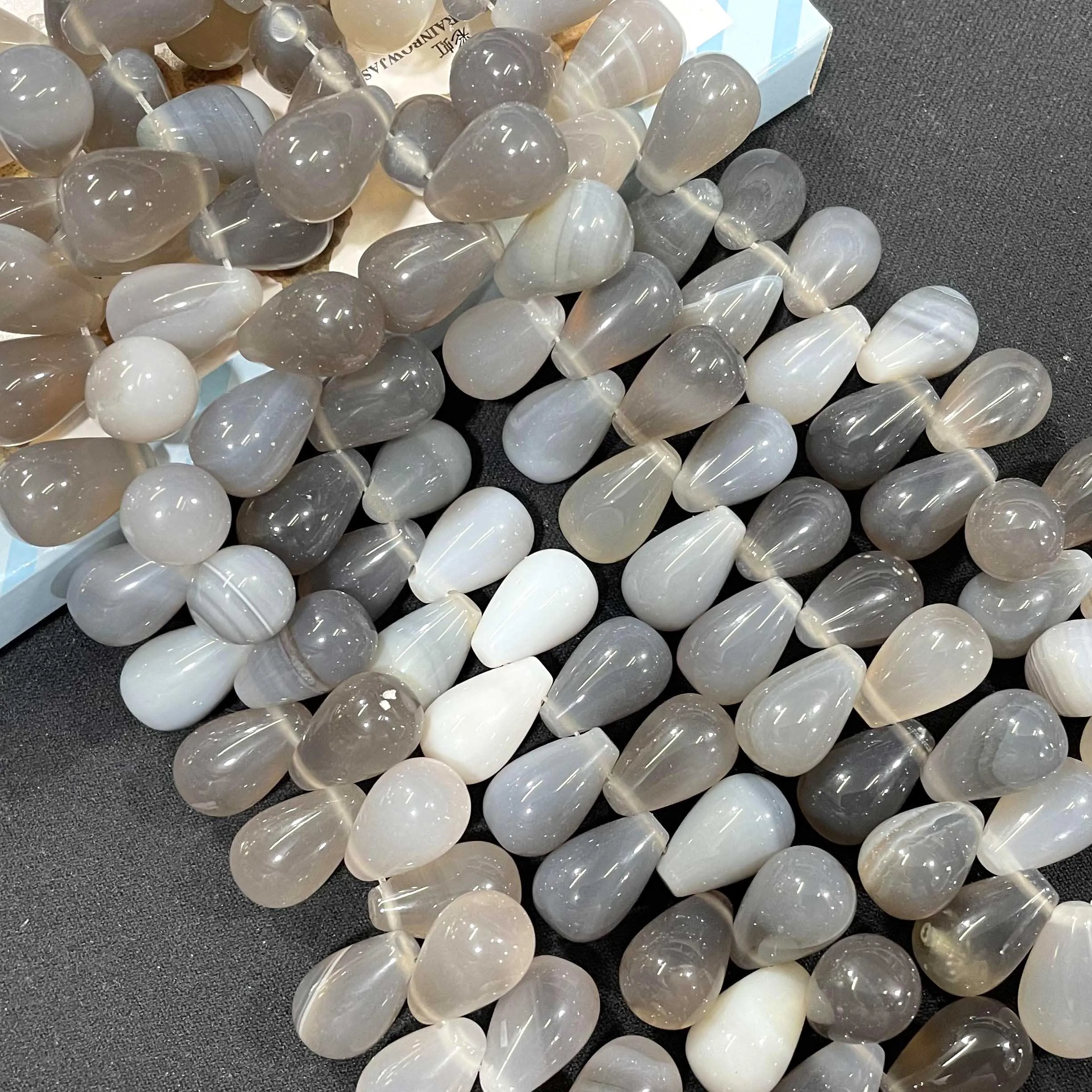 Натуральный камень в форме капли воды розовый кварц бирюза тигровый глаз