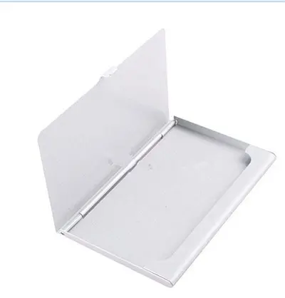 

9.3x5.7x0.7cm Stainless Steel Pocket New Business ID Credit Card Case Metal Fine Box Holder